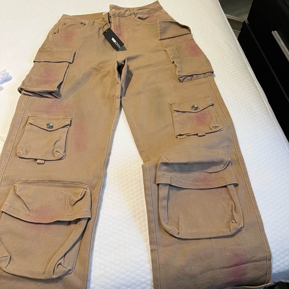 Tan cargo jean